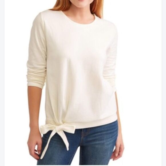 Madewell Texture & Thread side tie top. XL - Picture 2 of 5